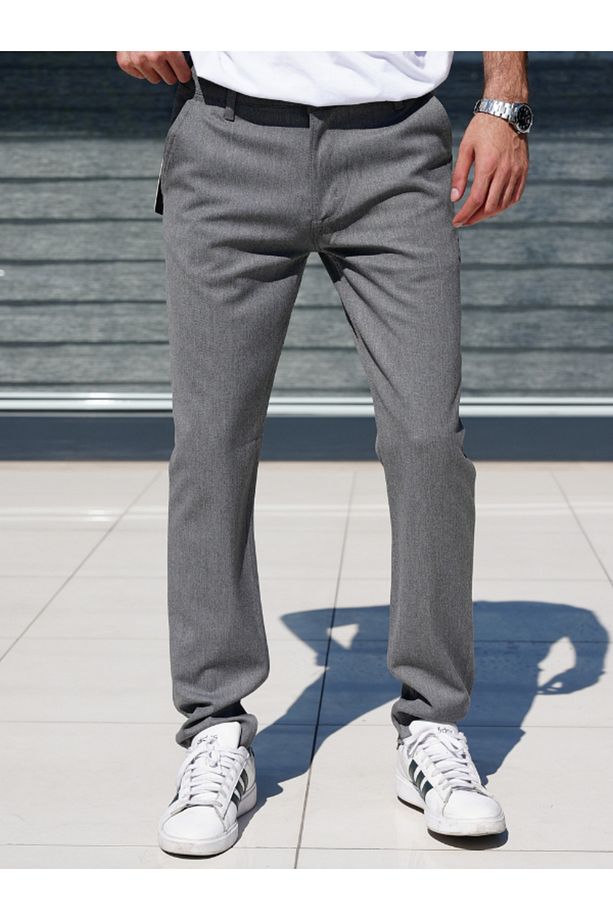 Regular Fit Kesim Likralı Erkek Pantolon - 1