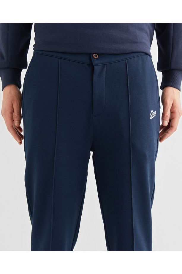 Erkek Lacivert Regular Fit Eşofman Altı - 4