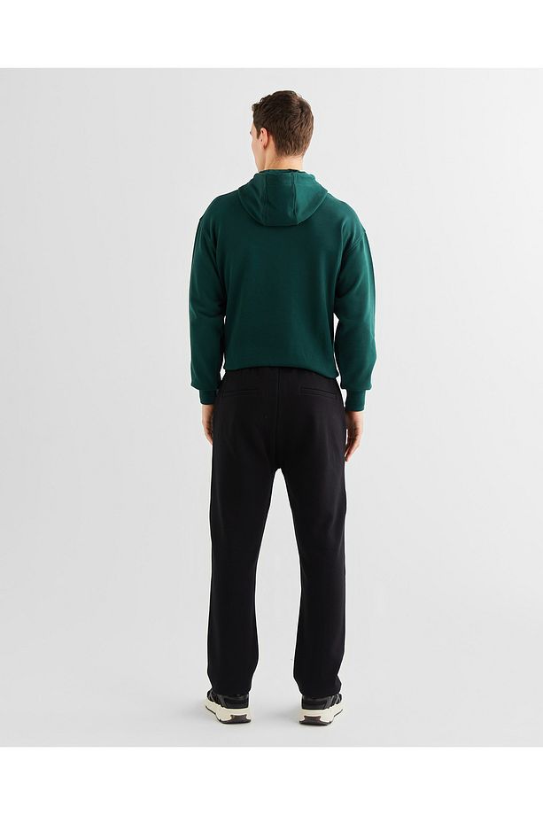 Erkek Siyah Regular Fit Eşofman Altı - 2