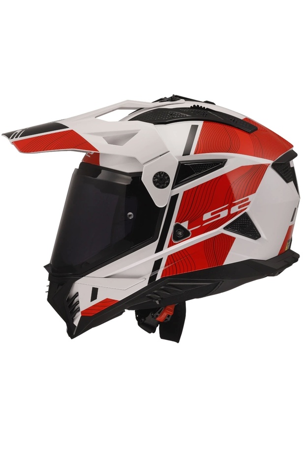 PIONEER 2 HILL BEYAZ-KIRMIZI KASK - 2