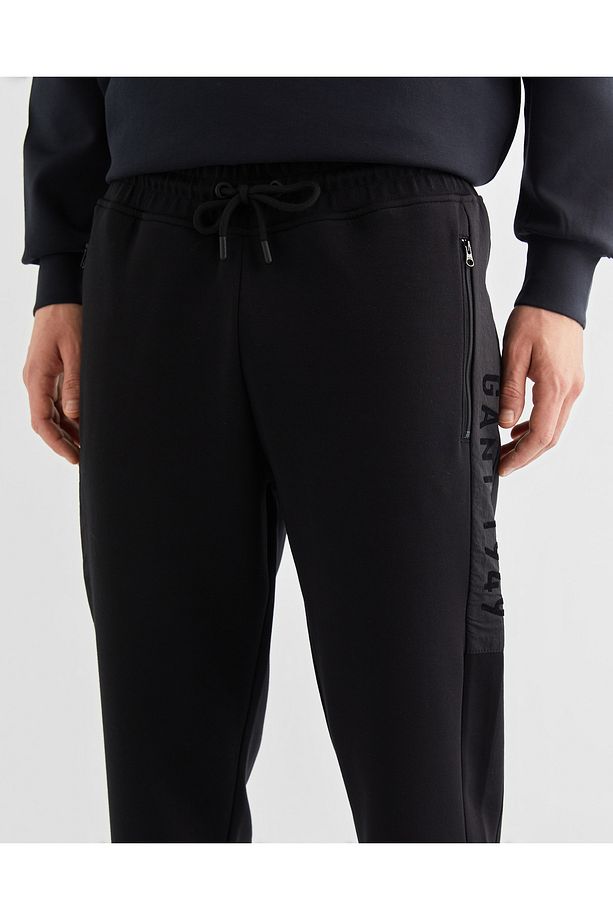 Erkek Siyah Regular Fit Eşofman Altı - 6