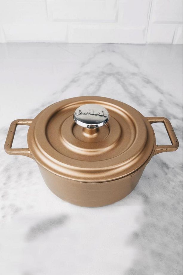 Oms 3’lü Mini Döküm Tencere Seti Bakır – 3720 – 3721 - 3722 C1-1-71 - 4
