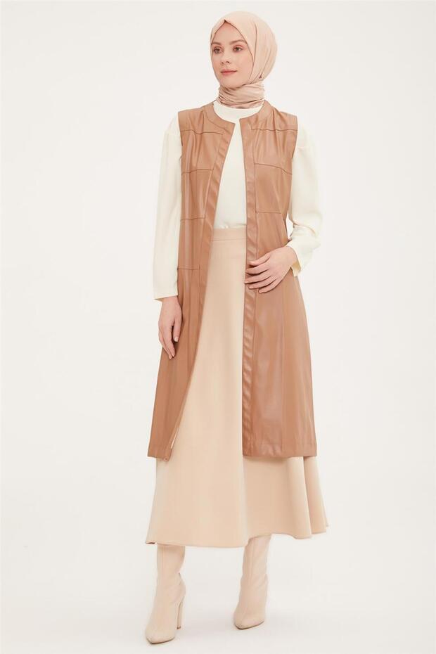 Yelek 22kd3303 Bej - 2