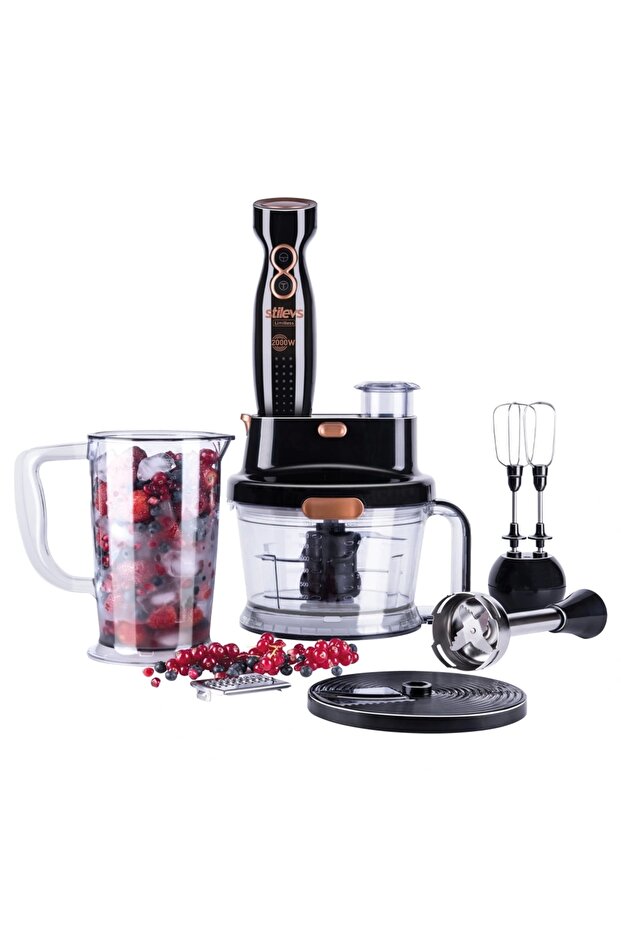 Limitless Stabmixer-Set – Schwarz - 1