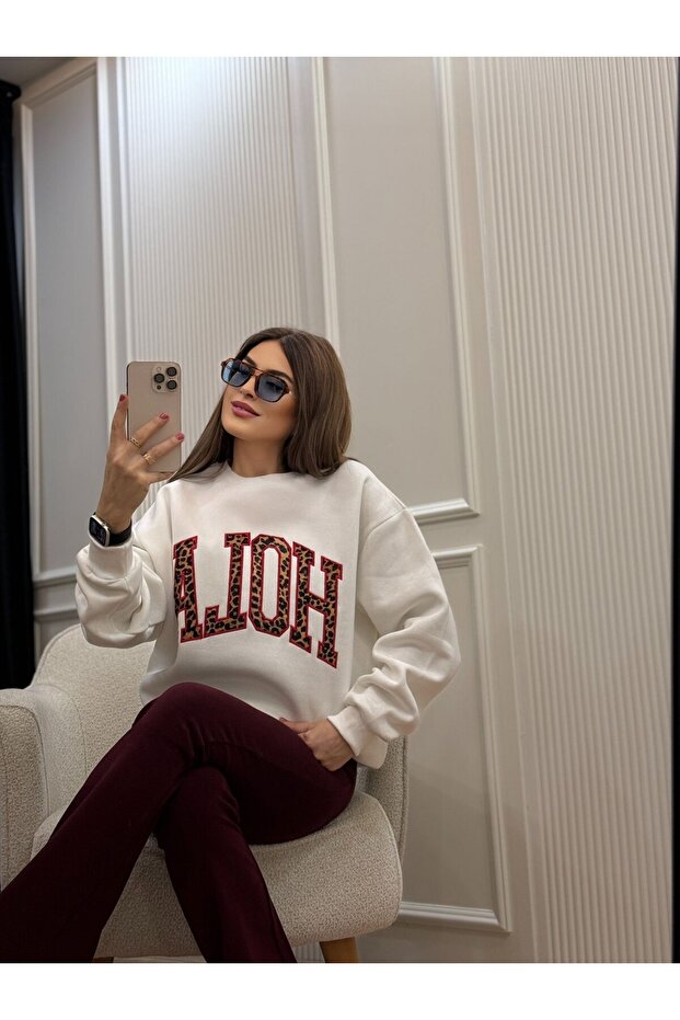 Oversize Rahat Kalıp Swetshirt - 4