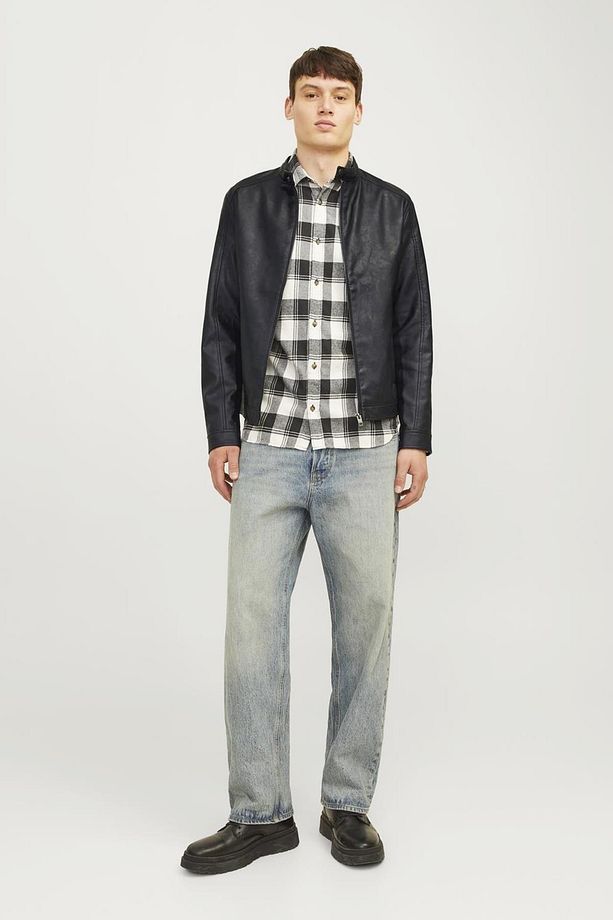 JJEDYLAN CLEAN PU JACKET NOOS SİYAH 12261195 - 7