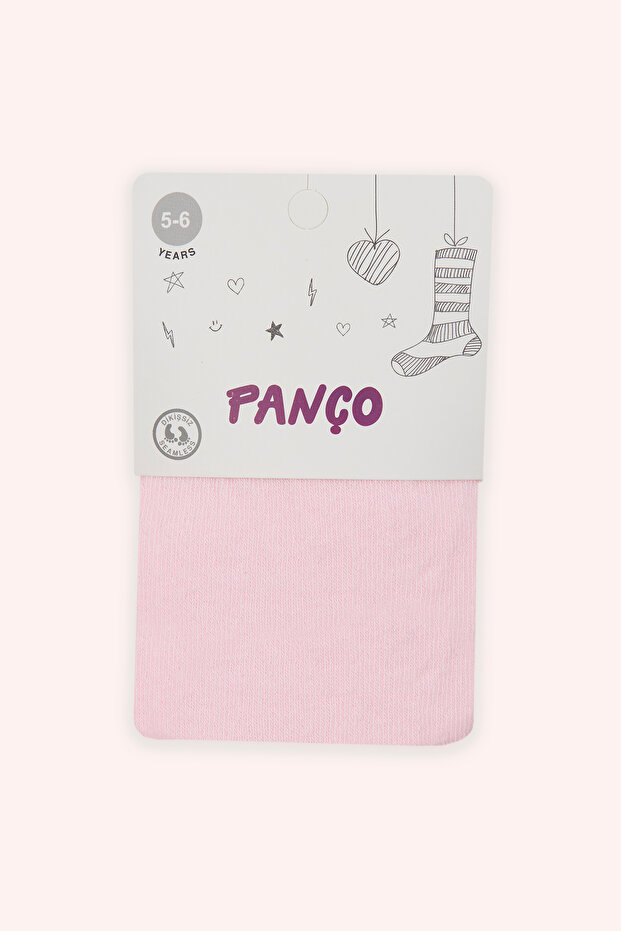 Girl's Cotton Pink Pantyhose