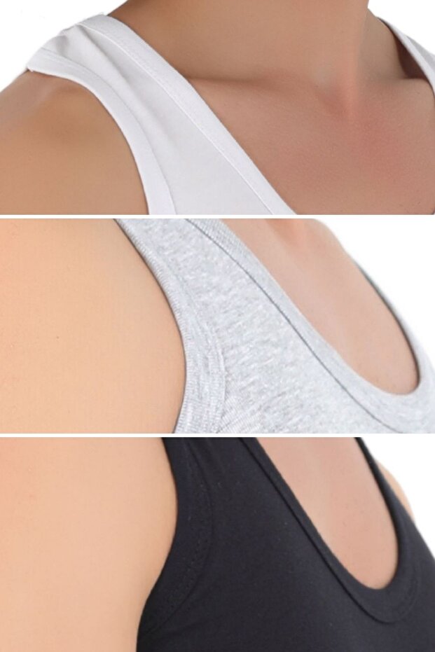 Erkek Atlet Pamuklu Basic 6'lı Premium Paket - 4