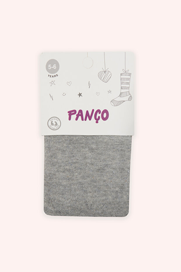 Girl's Cotton Gray Pantyhose