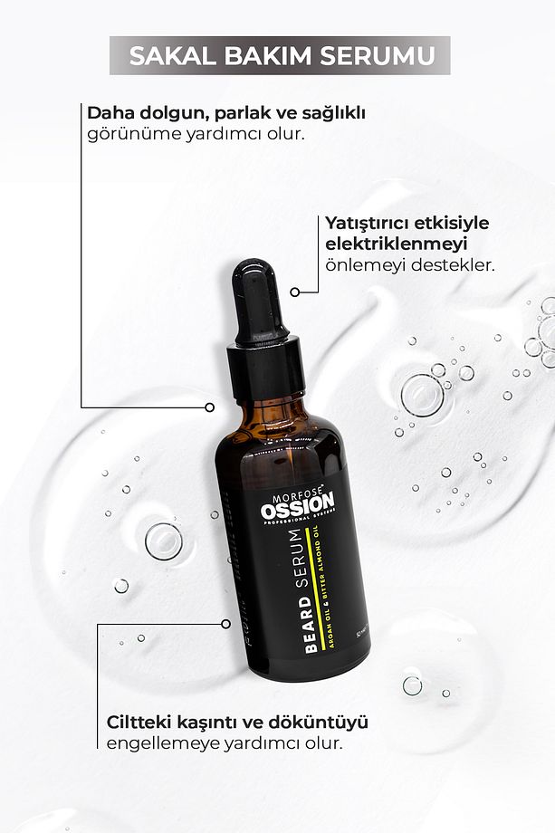 Ossıon Premıum Barber Lıne Sakal Bakım Serumu 50 ml - 2