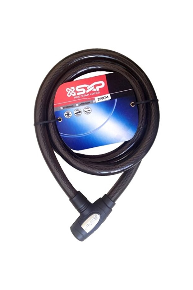 Rope Cable Lock 200cm (Mak) - 1