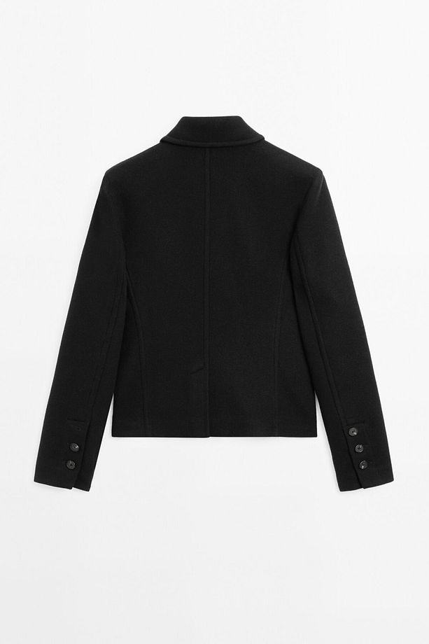 Fitted jacket 100% wool - 8