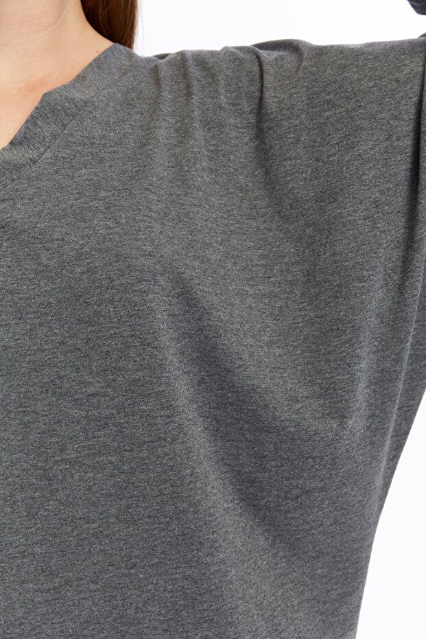 بلوزة بأكمام الخفافيش - 4