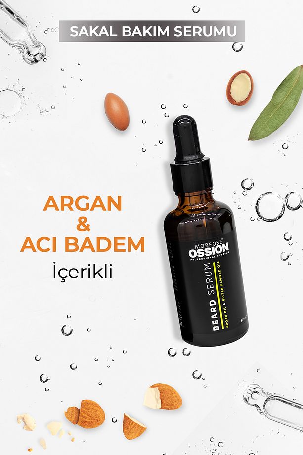 Ossıon Premıum Barber Lıne Sakal Bakım Serumu 50 ml - 4