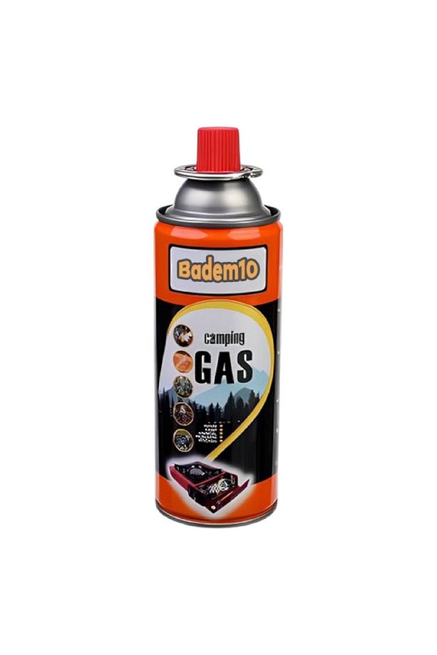 Kamp Gazı 1 Adet Bütan Propan Gaz Tüpü Portatif Ocak Kartuşu Tek kullanımlık Pürmüz 400 ml - 2