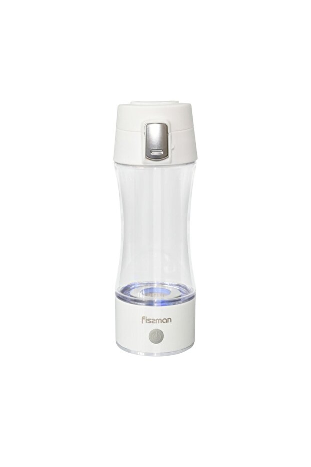 Water Bottle 320ml Hydrogen Rich Water Generator Rechargeable w/ USB Ionizer Shaker White