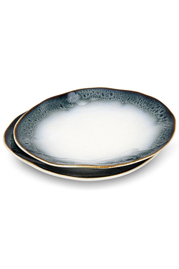 2-Piece Plates Galactica Series 21cm Porcelain