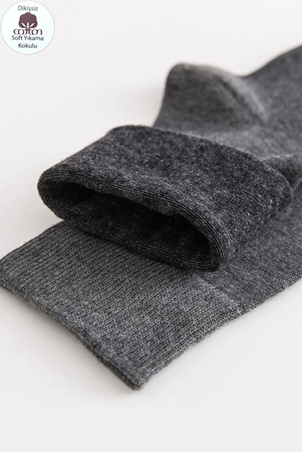 Erkek Uzun Soket Karışık Renk Çorap Seti 5 Adet - 4