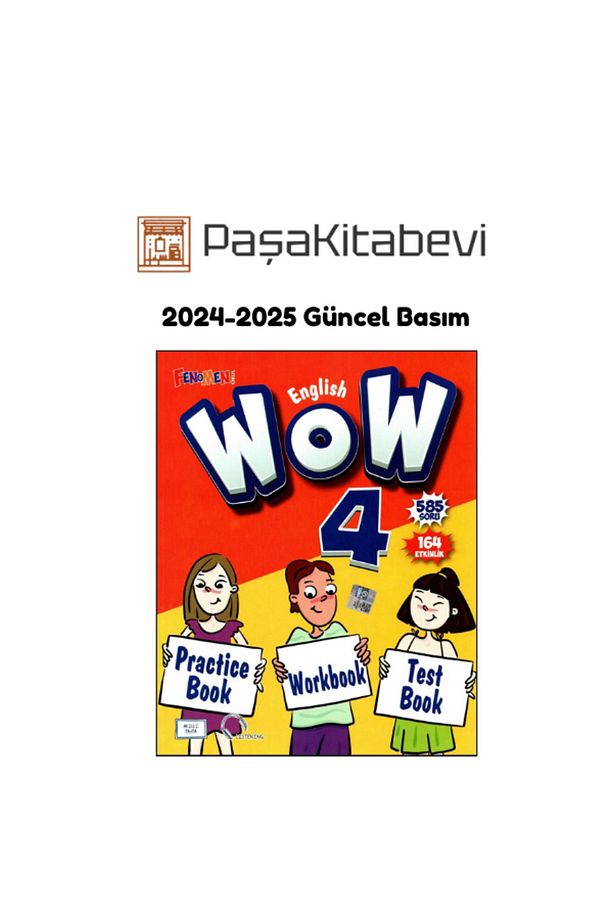 Fenomen Wow English 4. Sınıf Practice Book-Workbook-Test Book 2024-2025 Güncel Basım - 1