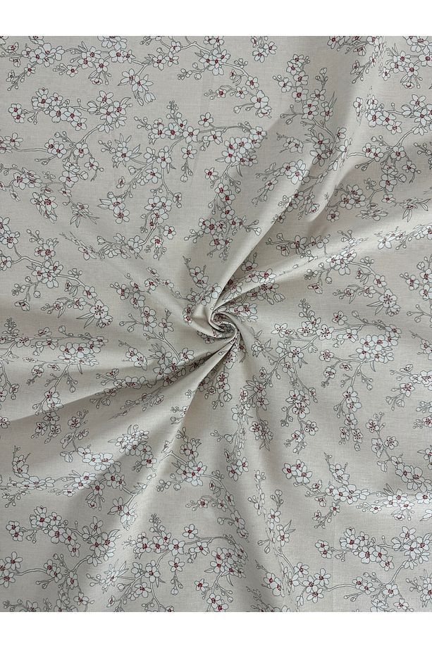 %100 Pamuk Desenli Poplin Kumaş - En: 160cm - 1