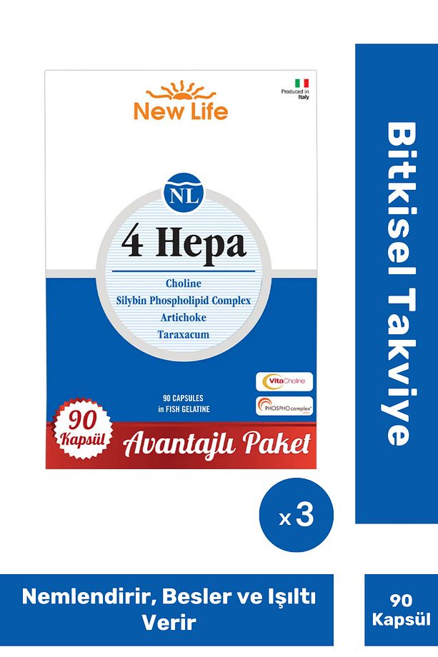 4 Hepa 90 Kapsül X 3 Adet - 1