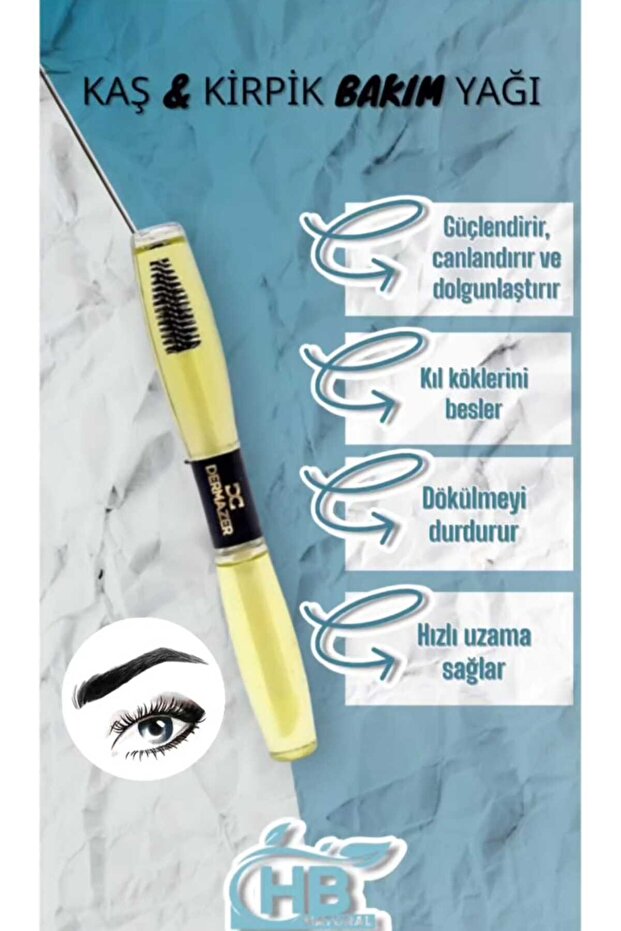 Kaş & Kirpik Bakım Yağı - dolğun ve canlı (10 10 ML) - 1