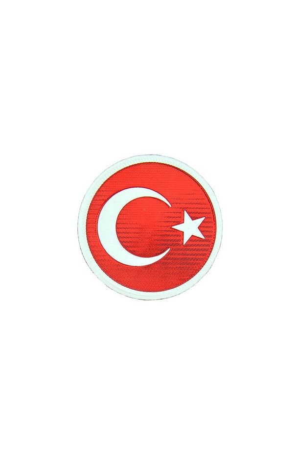 Türk Bayrağı Peç, Kırmızı Bayrak Patch, Cırtlı Peç - 1