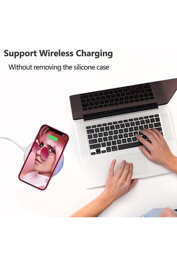 غطاء ناعم من السيليكون السائل متوافق مع هاتف iPhone 15 PRO، غطاء ناعم مضاد للخدش من الألياف الدقيقة - 4