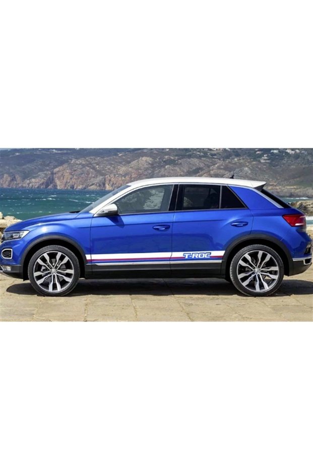 Volkswagen T-Roc Side Door Plain Strip Sticker A+Quality