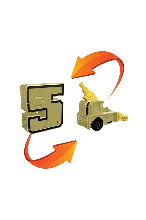 Pocket Morphers 5 Savaş Topu - Roboto Dönüşen Sayılar - 5 Numara Robot - Transformers - Robot Sayı - 2