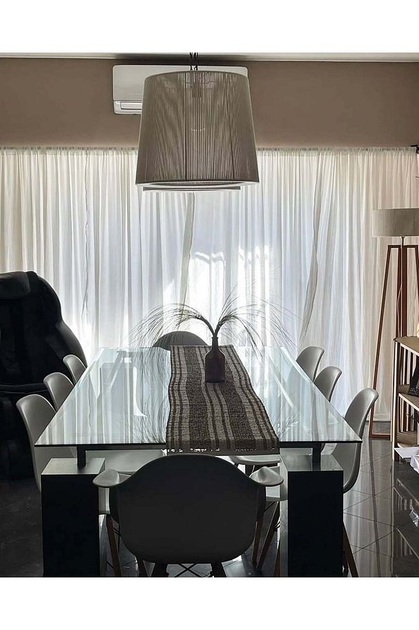 LUMİNART makrome avize hasır avize el yapımı avize 45cm ÇAPINDA - 4