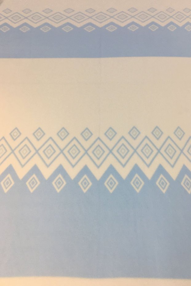 Panel Patterned Fleece Fabric