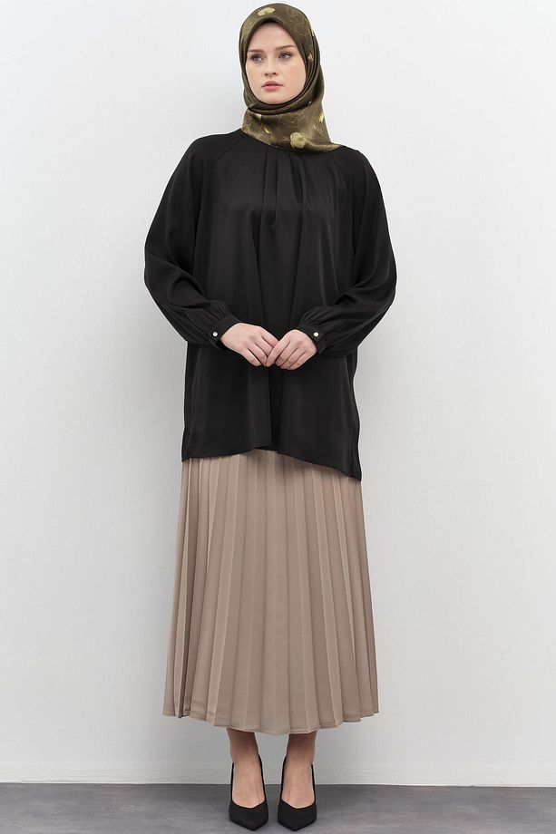 Plisoley Etek - Camel - 1