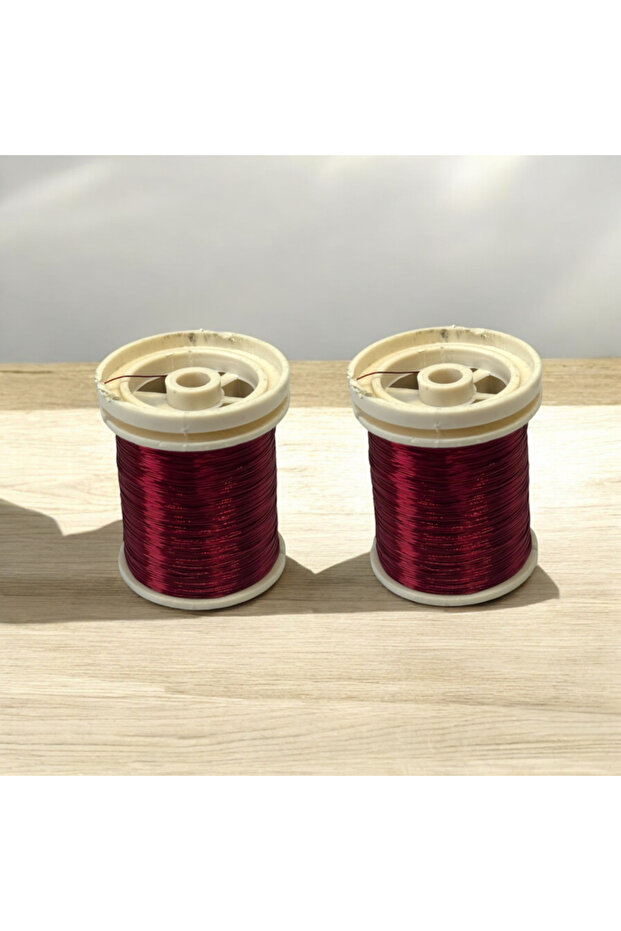 Dark Red 0.30mm Filography Wire - 60Gr-100Meter, 2 Pieces 30 Grams