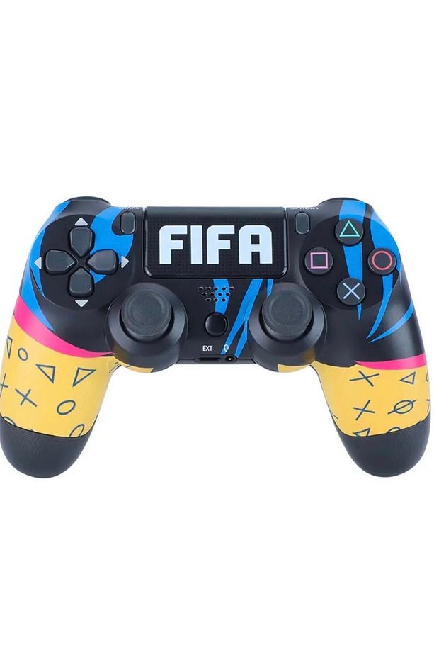 Ps4 Uyumlu Kablosuz Gamepad Garantili Joystick Yenilenmis Gamepad Controller - FIFA SARI - 1
