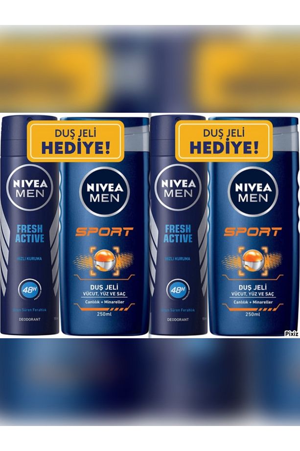 2lideodorant 150 ml Ve Duş Jeli 250 ml Seti Kategori: Duş Jeli - 1