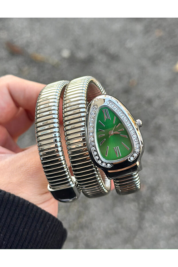 Silver Snake Model Women's Watch