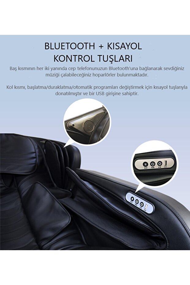 R9s Masaj Koltuğu (SİYAH) - 3