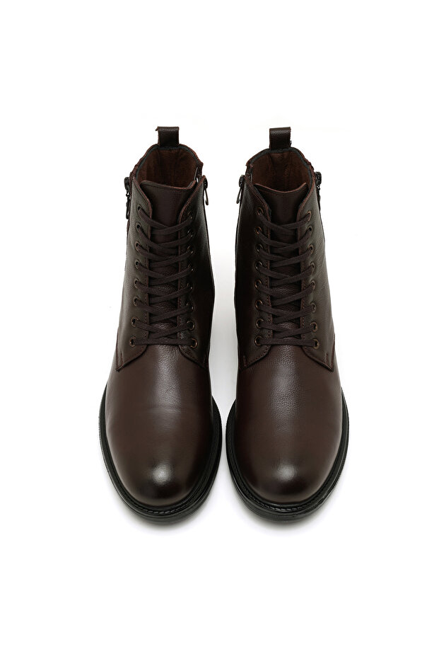 Fausta Kahve Erkek Deri Bot - 2