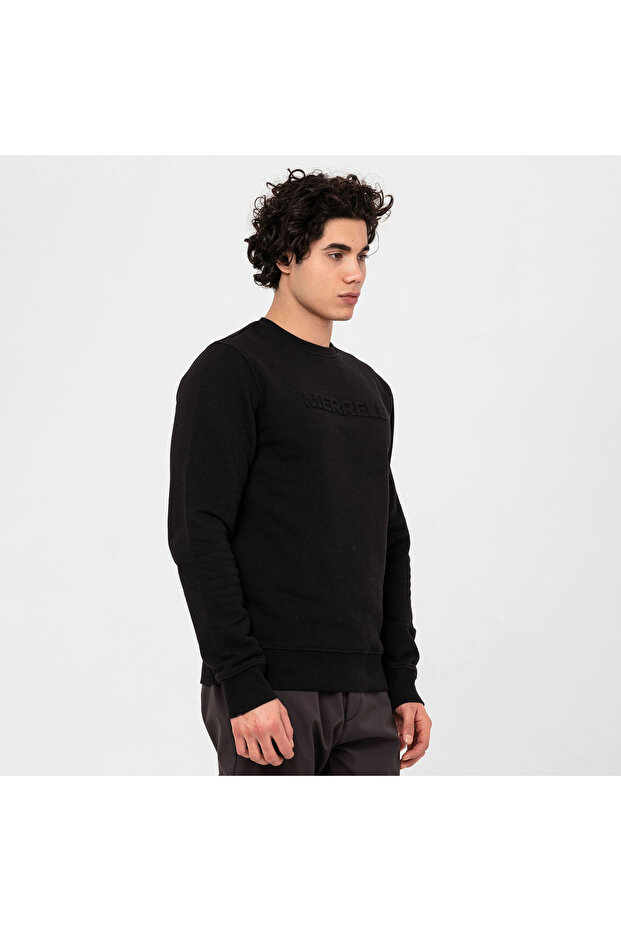 Simple Erkek Siyah Sweatshirt ERKEK SWEATSHIRT M23SIMPLE - 5