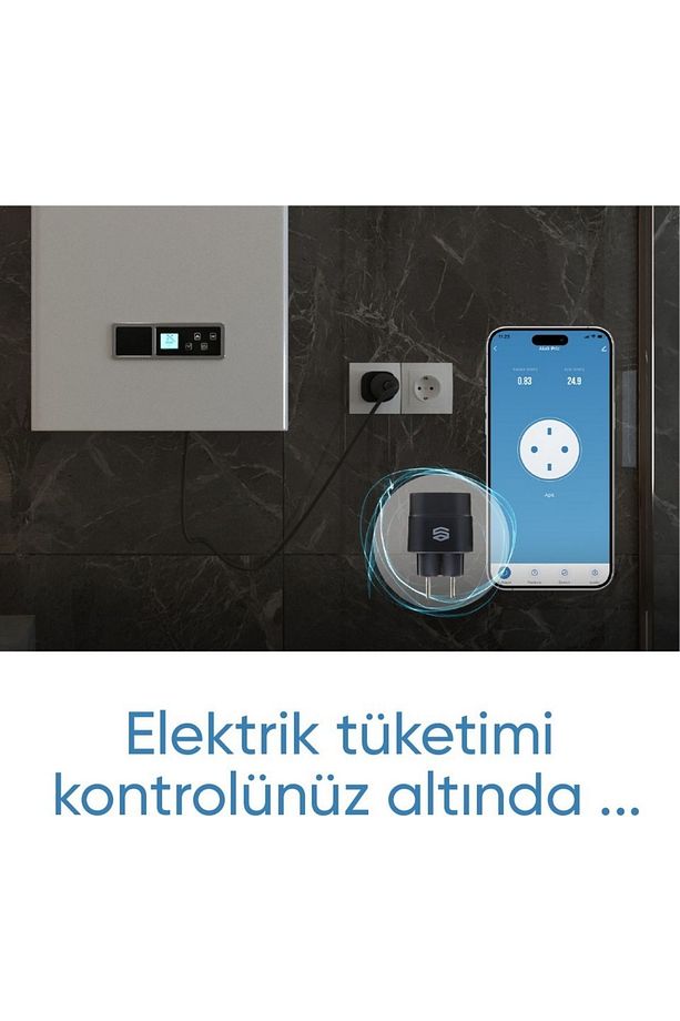 Akıllı Wi-fi Priz Zaman Ayarlı, Akım Korumalı, Uzaktan Kontrol - 3