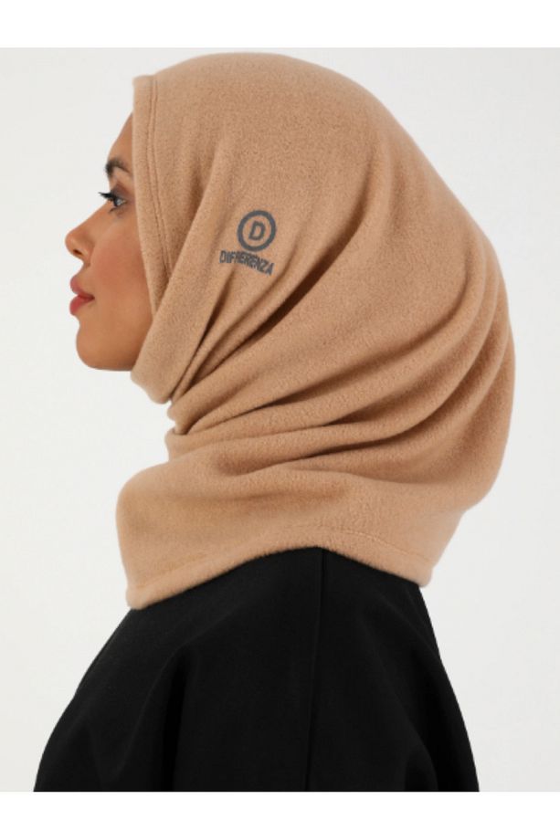Termal Polar Spor Tesettür Bone - Kamel - 4
