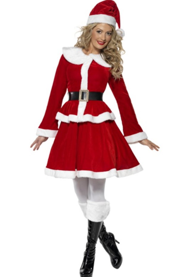 Adult Christmas Mother's Costume with Skirt