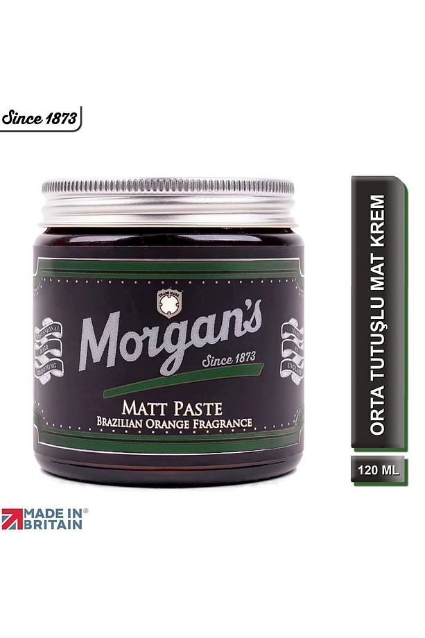 Morgan's Matt Paste Brazilian Orange - Mat Görünümlü Orta Tutuşlu Saç Şekillendirme Kremi 120 ml - 2