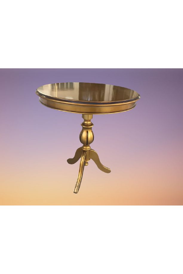 Fiskos 17378 Baba Ayak Parlak Kayın Arslan Ayak Mdf Tabla Parlak Gold El Yapım - 6