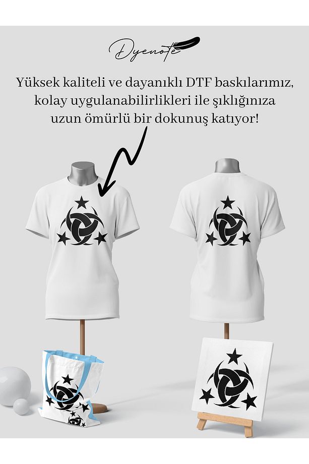 Sonic Ütü ile Yapışan Tişört Tekstil Transfer Dtf Baskı - 2