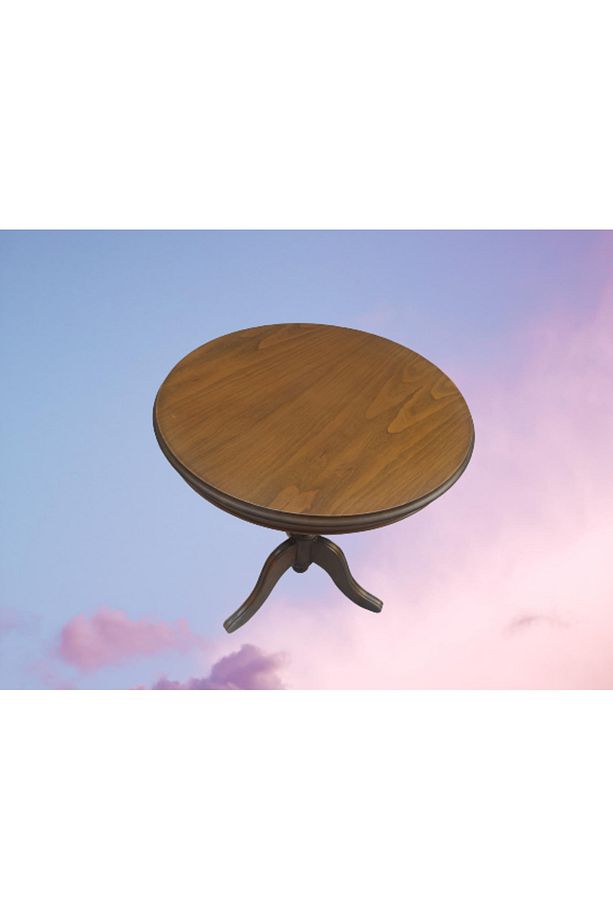 Fiskos 17385 Baba Ayak Model Parlak Kayın Arslan Ayak Mdf Tabla Ceviz El Yapım - 5