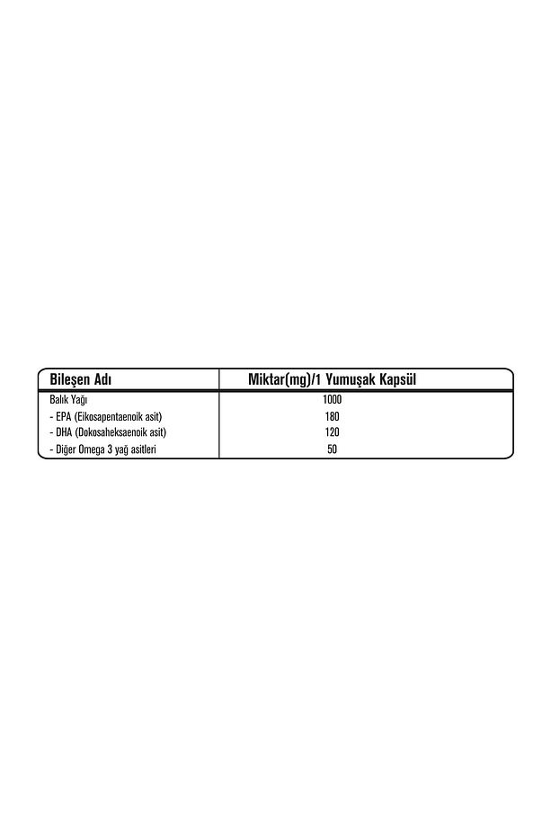 Omega-3 1000mg 90 Yumuşak Kapsül - 3