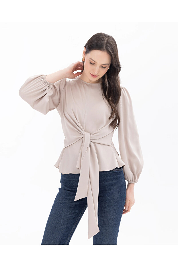 Bağlamalı Bluz - 3