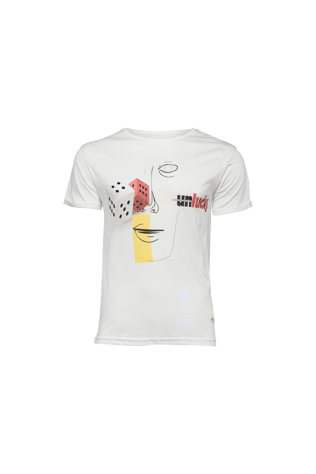Faces Lucky Mens Crew Neck T-Shirt